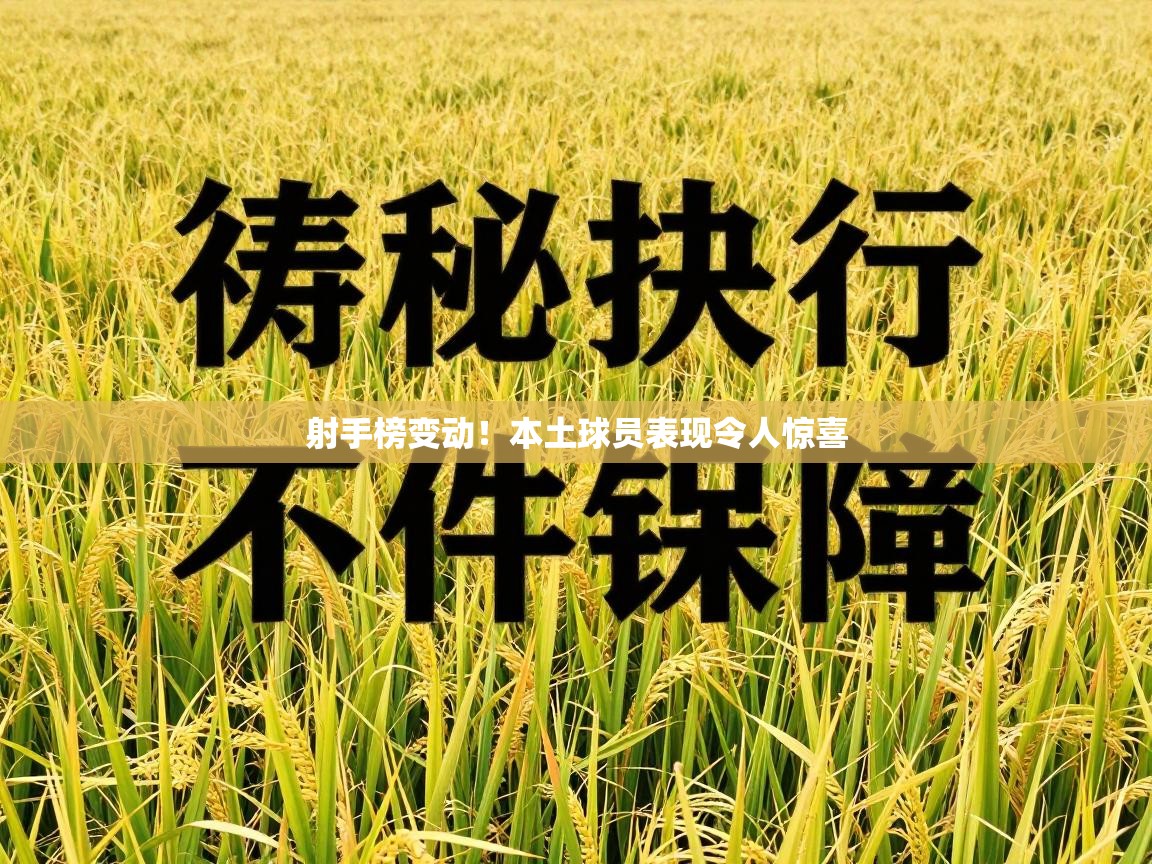 开云体育直播平台-射手榜变动！本土球员表现令人惊喜  第4张