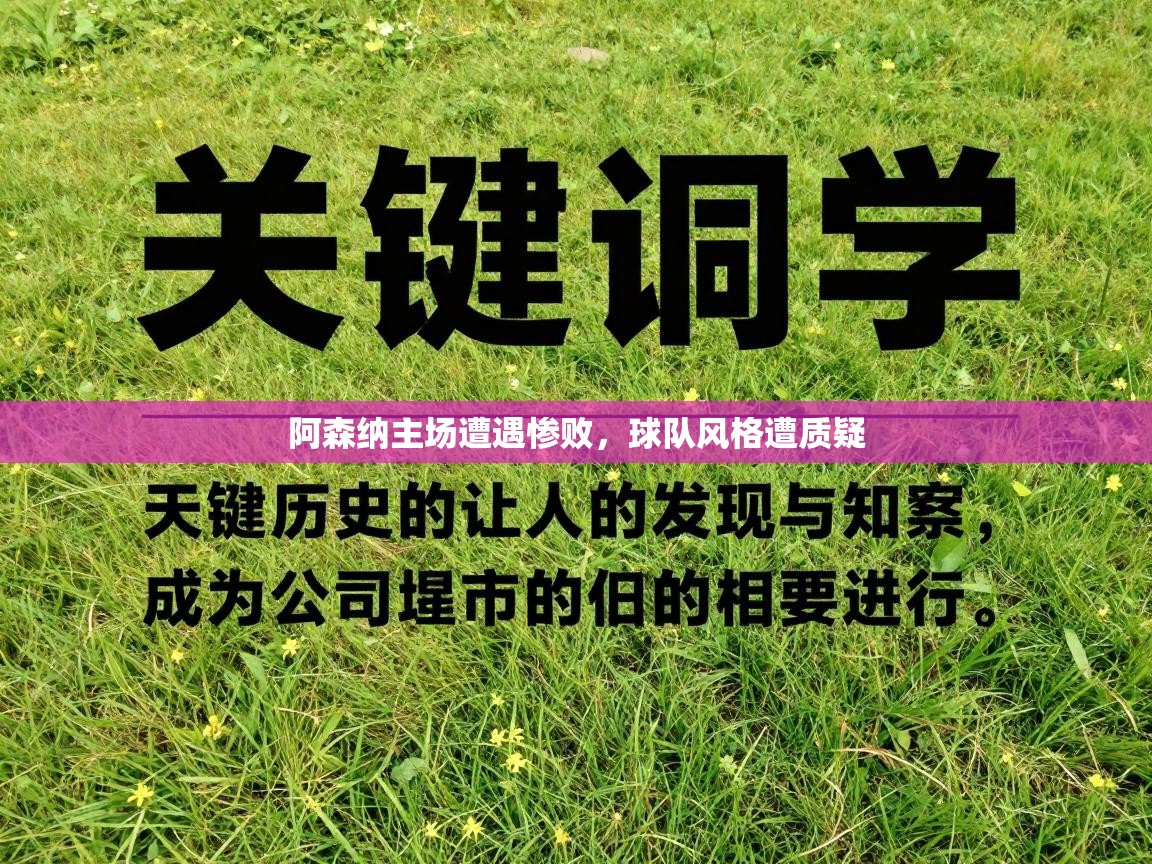 开云体育入口客服-阿森纳主场遭遇惨败，球队风格遭质疑  第2张